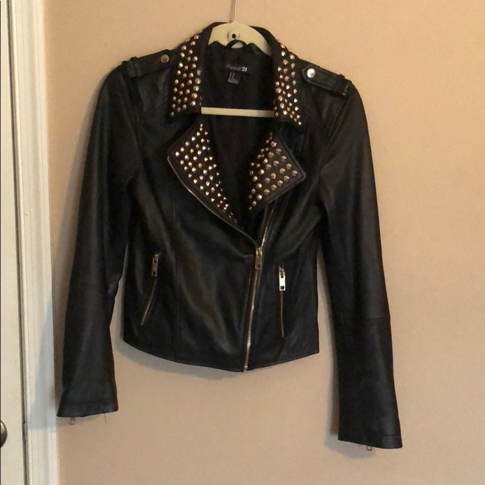 Studded Leather Jacket